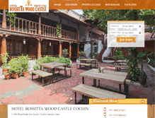 Tablet Screenshot of hotelrossitta.com